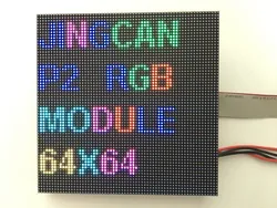 Módulo LED de Pequeno Pitch P2 Painel LED de Pequeno Tamanho 128X128mm P2 Módulo LED Interno
