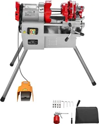 Máquinas de Rosquear Tubos com Matrizes de Rosqueamento Compatíveis com Ridgid