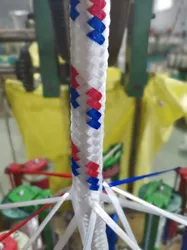 Nylon-Schnur diamantgeflecht Seil, PP massiv geflochtene Kunststoffrolle Verpackungs Kunststoffseil PP Seil