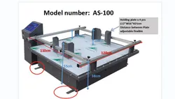 as-600 Trillings Testmachine, Simulatie Transport Tafel Vibrator