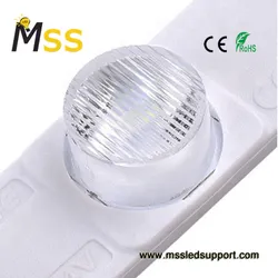 3030 Módulo LED 3.6W Aprovação CE RoHS Impermeável Injeção 3030 3 Módulo LED para Iluminação de Caixa de Publicidade