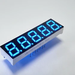 Gemeinsame Kathode 5-Digit Blaue 7-Segment LED-Anzeigemodul