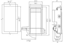 Piccola Cassa Elettronica con Lucchetto IP68 con E-Plug Protetto