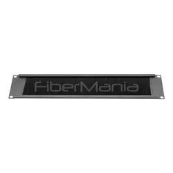 1U 19 Zoll Rack Mount Bürstenpanel Server Rack Kabelmanagementpanel Netzwerk Schrank Kabeleingang Staubdicht Bürstenstreifen Kabeldurchführung Luftstromdichtungsplatte Rack