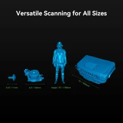 เคราลิตี้ 3D ซีอาร์-สแกน แรพเตอร์ 3D สแกนเนอร์ 24-Bit การสแกนสีเต็มรูปแบบ
