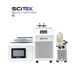 Sistema Automatizado de Extração de Ácidos Nucleicos SCITEK Lab 1-32 amostras tela sensível ao toque capacitiva