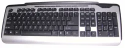 Einfaches Design Tastatur mit 10 Multimedia-Tasten Tastatur für Computer