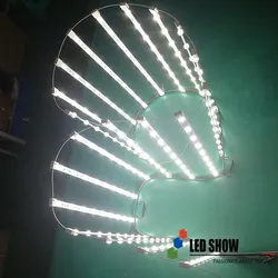 LED-hintergrundbeleuchtungsquelle – starre Lichtleiste mit Drahtseil und Haken