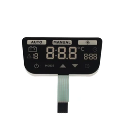 Anpassbares 7 Segment-LED-Anzeigemodul mit Touch-Tasten