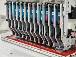 Automatische Pailletten-Stanzmaschine für Bekleidung, Strassstickerei, computergestützte Hotfix-Befestigungsmaschine