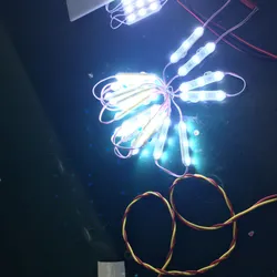 Módulo LED SMD de Alta Brilho 3LEDs 12V 1.5W para Iluminação de Sinais---Módulo Mais Vendido