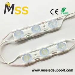 12V 2.8W Módulos LED de Injeção Iluminados por Borda Luz Lateral SMD 3LED Modulos 3W 3030 Módulo LED para 5-10cm Caixa de Luz Fina