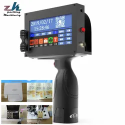 Handheld-Tintenstrahldrucker auf Holz Metall Kunststoff Karton von Digitaldruck Chargencodiermaschine