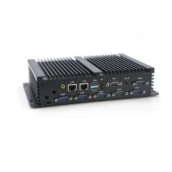 โรงงาน Hystou คอร์ I7 คอมพิวเตอร์ 6 พอร์ต COM คอมพิวเตอร์ขนาดเล็กแบบไม่มีพัดลม