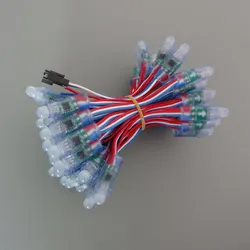 Ws2811 RGB-LED-Pixel-Leuchten, einzeln adressierbar 12mm Diffuses digitales Vollfarb-LED-Pixel-Modullicht