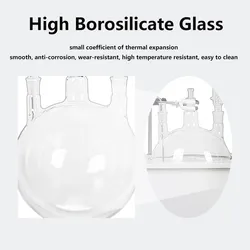 Kurzes Wegdestillationsglas Laborgeräte Vakuumdestillationssystem-Kit