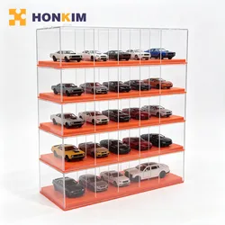 Maßgefertigter klarer Acryl-Desktop-Displayständer für die Aufbewahrung von Automodellen zu Hause