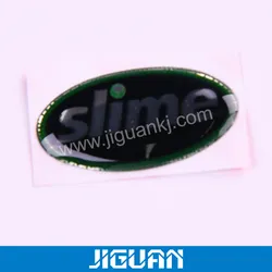Promoção Personalizada 3D Adesivo de Logo em Epóxi Removível de PVC Autoadesivo