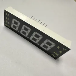 고휘도 4-Digit 빨간색/흰색 LED 디스플레이 모듈 미터용