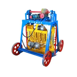 Máquina Automática de Fabricação de Tijolos de Concreto Pequena e Móvel