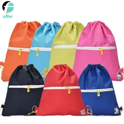 Schnürzug Rucksack Wasserabweisend Schnur Tasche Sport Rucksack Fitness Sack