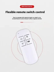 Interruptor de Controle Remoto Sem Fio de Rede RF para Casa Inteligente