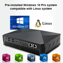 Hochleistungs-Intel I7 CPU Radeon Rx Vega M Gh 4GB GPU Quad 4K Display Mini-PC