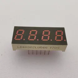 Hochsichtbares 4-Digit rotes 7-Segment LED-Anzeigemodul
