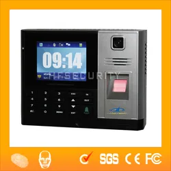 Software Web macchina per il tracciamento del tempo con impronte digitali con monitor per fotocamera