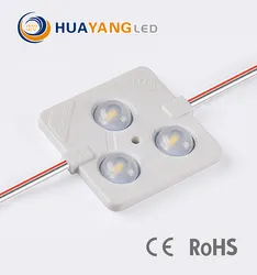 DC12V 2watt 2835 4LED Modul Putih / Putih Hangat / Merah / Kuning Modul LED dengan 170degree Modul Lensa