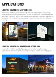 12V Módulo LED IP67 À prova d'água 2LEDs Injeção 1.2W Luz do Módulo LED para Iluminação de Caixas de Luz e Sinais