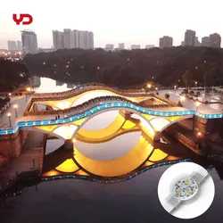 IP68 Tela de Malha Transparente Cortina de LED Personalizada Tela de LED
