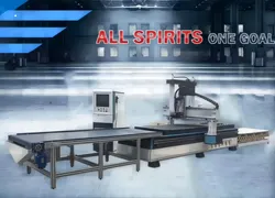 Bir-İki CNC Ahşap Üretim Hattı Mutfak Dolabı Yapımı İçin Nesting Atc CNC Router Otomatik Yükleme Boşaltma Masası Fiyatı
