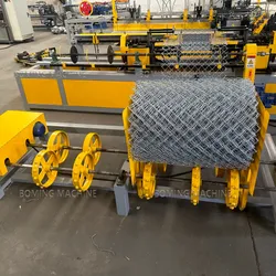 Vollautomatische Drahtgeflechtmaschine mit zwei Drahttypen für Maschendrahtzaunmaschine