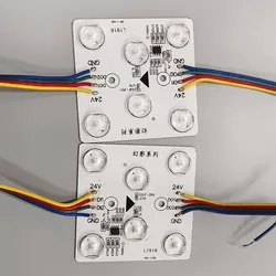 Bestseller programmierbares Magic DC24V Rgbic DMX512 quadratisches LED-Modul Blockchain für Werbeleuchtkasten