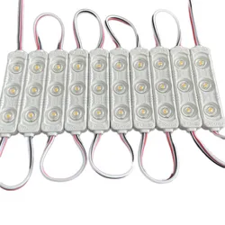 Emblema Seu Logo DC12V Módulo LED 3 Módulo de Sinalização para Fabricação de Sinais Internos e Externos 1.2W/PC