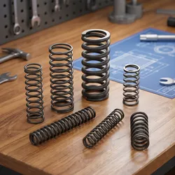 OEM Federfabrik maßgeschneiderte Spielzeugfeder galvanisierter Kohlenstoffstahl Coil Druckfeder