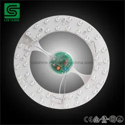 Luz de Teto LED Plástica Redonda com Driver de Corrente Contínua Isolado