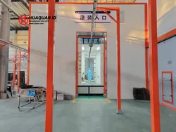 Sistema de máquina de cabina de recubrimiento en polvo de cambio de color automático y rápido