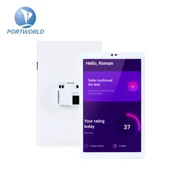 8 Monitor de Toque de Montagem Flush de Inch Poe RJ45 Tela Digital Android