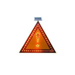 Milieuvriendelijke Zonne-energie LED-bord: Voetgangersveiligheidswaarschuwingssysteem