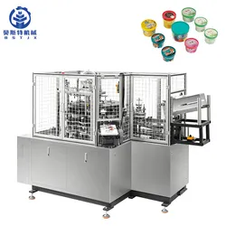 Rechteckige Schalendeckel Formmaschine Papierdeckelmaschine