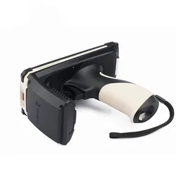 Lettore Android RFID UHF a lungo raggio per etichette lavabili passive per biancheria, scanner portatile con impugnatura