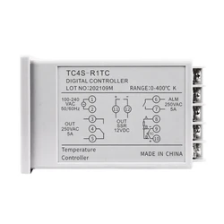 Tc4s เครื่องควบคุมอุณหภูมิอัจฉริยะแบบดิจิตอลแสดงผลด้วยพีไอดี SSR+รีเลย์