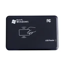 เครื่องอ่าน RFID สำหรับการควบคุมการเข้าถึง ขนาดเล็ก ขนาดมินิ แบบตั้งโต๊ะ พร้อมการเข้ารหัส USB
