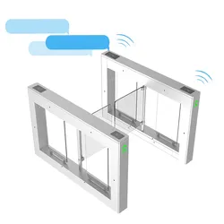 Cancello a battente bi-direzionale intelligente con sistema di allarme di emergenza