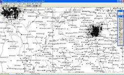 Iraque Updatest Mapa Vetorial do Mapinfo Map Digital (Iraque)