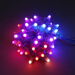 Ws2811 RGB-LED-Pixel-Leuchten, einzeln adressierbar 12mm Diffuses digitales Vollfarb-LED-Pixel-Modullicht