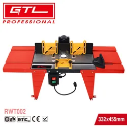 Elektrische Holzverarbeitungsmaschine Aluminiumkonstruktion Holzfrästisch (RWT002)