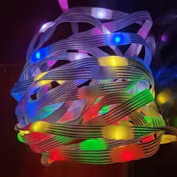 DC 24V Fita de Luz de Natal LED Mini Rope Multicolorida